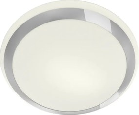 RENDL AREA LED stropní opálové sklo/chrom 230V LED 24W IP44 3000K