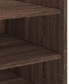 vidaXL barna tölgy színű szerelt fa éjjeliszekrény 45 x 50 x 50 cm