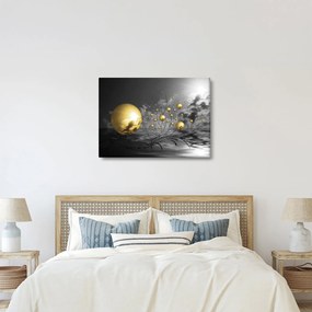 Okker gömbök képe (70x50 cm)