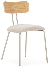 Bézs-natúr színű kárpitozott étkezőszék Olimpia – MOME