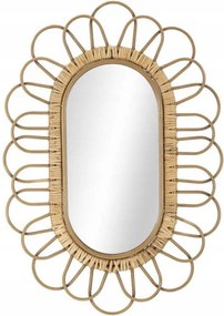 Fali tükör dekoratív kerettel, 56,5 x 80 cm