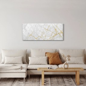 Kép - fehér-arany márvány (120x50 cm)