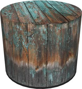 Bertoni puff könnyű, stabil, ülőfelület, loft, havana mintás puff