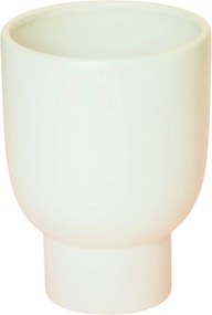 Kerámia kaspó Jana Matt 20 cm fehér Deco Flora virágcserép dekoratív