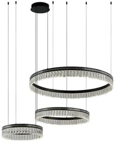 LED fényerőszabályozható kristálycsillár kábelen THALIA LED/120W/230V 3000-6000K + távirányító