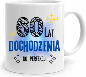 Bögre Tökéletes Ajándék Születésnapra 60 60-es 60-as évek fotónyomtatással