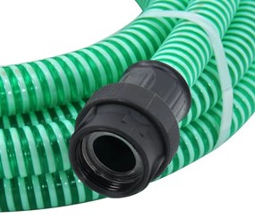 zöld PVC szívótömlő PVC csatlakozókkal 1 10 m&quot;