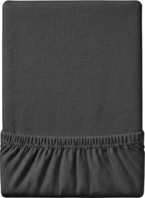 Jersey sötétszürke lepedő EXCLUSIVE 180x200 cm