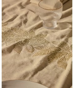 Lenkeverék asztalterítő 150x250 cm Oreti – Kave Home