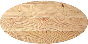 vidaXL tömör akácfa ovális alakú asztallap 100 x 50 x 4 cm