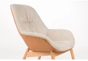 Bézs fotel Duke – White Label