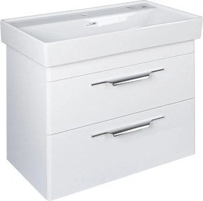 TMP LUX 60 fali fürdőszobabútor - CeraStyle SHARP 37100 mosdóval - 60 x 48 cm