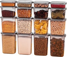 Élelmiszertartó doboz szett 16 db-os Fresco – Hermia