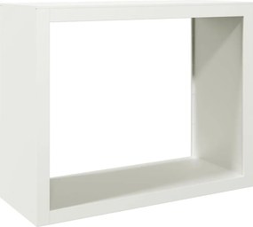 vidaXL fehér acél tűzifatároló 100 x 40 x 80 cm