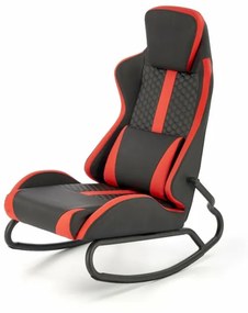 GAMER szék, fekete/piros
