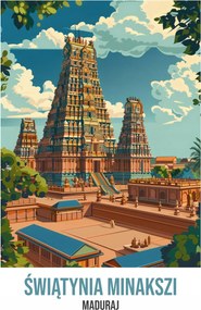 Poszter 67,5x95cm Minaksi templom