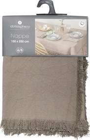 Abrosz Pamut Rojtokkal Világosszürke Nagy 150 X 250 CM Beltéri