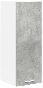 Függő szekrény Riga Beton szürke és fehér 30 x 31 x 80 cm
