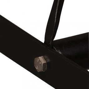 5-részes tömör újrahasznosított fa és valódi bőr bárszett