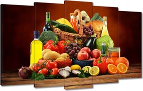 Képek 100x60 Gyümölcsök Zöldségek a konyhában