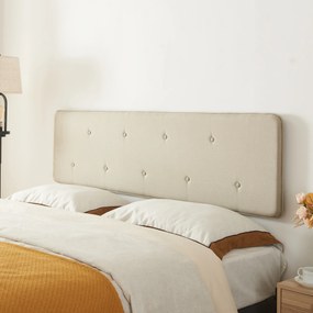Fejtámla Tokke 180x48 cm bézs [en.casa]