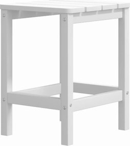 vidaXL fehér HDPE kerti adirondack asztal 38 x 38 x 46 cm