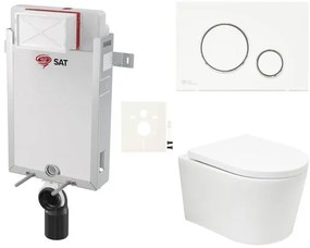 Fali WC szett SAT BREVIS befalazáshoz SIKOSZBRTOR70