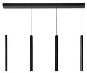 Lucide 74403/04/30 – Dimmelhető Csillár Zsinóron LORENZ 4×LED/4W/230V Fekete
