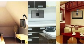 MK FLORIA MKF-17DS220 - Mennyezeti TV-tartó 46" fekete