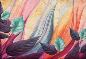 Fotótapéta Fali tapéta Hálószoba Nappali szoba Absztrakt levelek 152x104