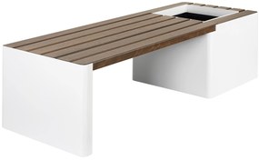 Pad önötőzős vilaghőrseppel WOODGREEN - Hobby Flower szín: fehér/sötét fa