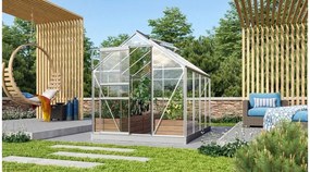 üvegház VITAVIA VENUS 5000 tiszta üveg 3 mm ezüst színű LG1027