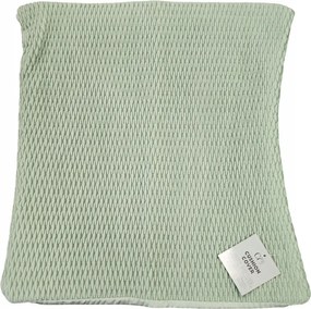 Jancsi párnahuzat dombornyomott puha dekoratív zöld 45x45