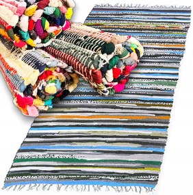 Pamut Szőtt Járdaszőnyeg Rojtok 70x130