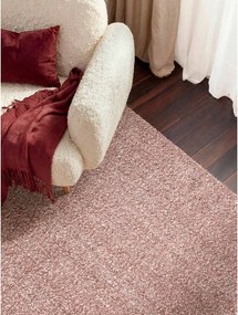 Törtrózsaszín kézi szövésű buklé szőnyeg 160x230 cm Notting Hill Portobello – Ted Baker