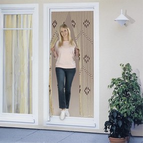 Natúr színű bambusz függöny ajtóra 90x200 cm – Maximex