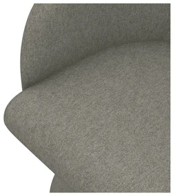 Szürke kárpitozott étkezőfotel Kanoa – Makamii