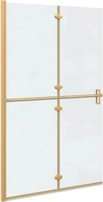 vidaXL Sétáló zuhanyfal Arany 120 x 6,5 x 190 cm