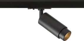 RENDL OPTIMUS 2 egyáramkörös sínre fekete 230V LED GU10 9W 25 65°