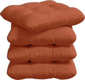 vidaXL Ülőpárnák 4 pcs Piros Narancs 45 x 45 cm Bársonyos szövet