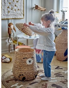 Natúr színű vízijácint játéktároló kosár ø 40x57 cm Timone – Bloomingville Mini