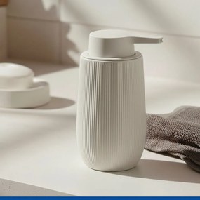Krémszínű műanyag szappanadagoló 400 ml Fablo – Wenko