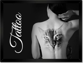 Poszterek keretben 40x30 Tetovált lány