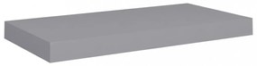 szürke MDF lebegő fali polc 50 x 23 x 3,8 cm