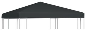 szürke pavilon tetőponyva 310 g/m², 3 x 3 m