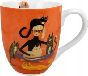 XXL Bögre Cindy És Macskák dobozban 1000 ml Nagy Literes Bögre