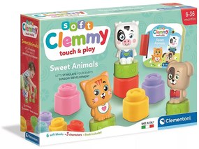 Állatos Clemmy puha játék szett Clementoni