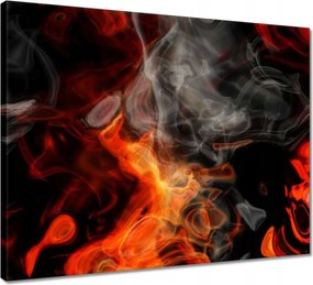 Vászonkép 50x40 Tűz füst