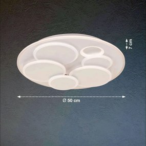 Fischer&amp;Honsel Dots 21162 Süllyesztett mennyezeti lámpa 1x45W/LED 2700K 3700 lm IP20