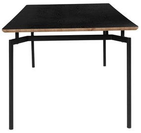Fekete étkezőasztal 100x200 cm Alto – Støraa